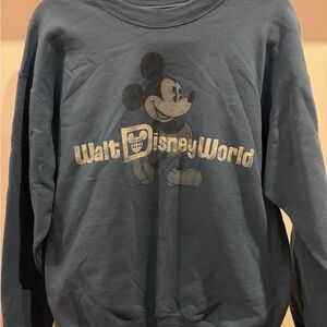Hanes Disneyland/Walt Disney World Light Blue Sweatshirt